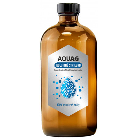 Koloidné striebro AQUAG 15ppm 250ml