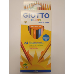 Pastelky 24ks trojhranné ceruzky GIOTTO ELIOS Triangular