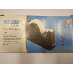 Odvíjač pásky Rapesco 500 (25mmx66/33m) čierny Tape Dispenser