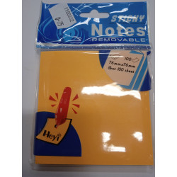 Nalepovací bloček 76x76 Oranžový