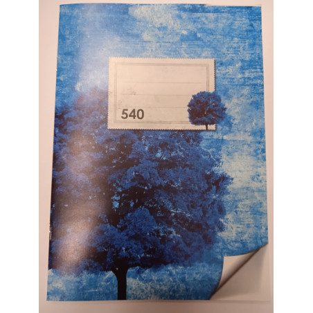 Zošit A5, PT560, 60 listov, čistý Modrý Strom