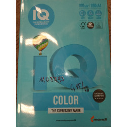 IQ papier farebný 160gr. A4 Modrý