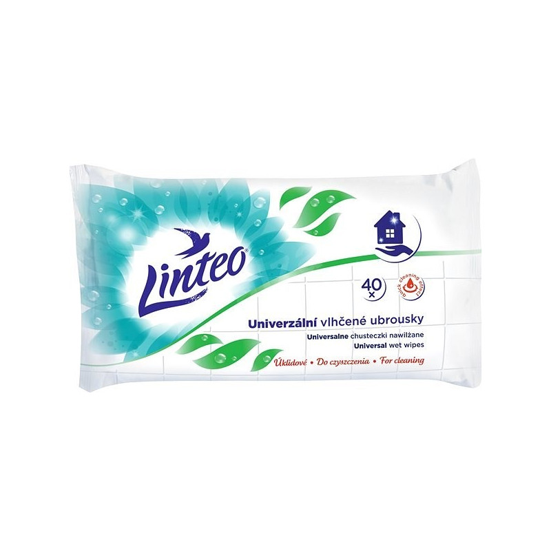 Linteo Univerzálne vlhčené obrúsky 40ks Linteo Univerzálne vlhčené obrúsky 40ks