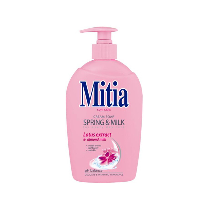 Mitia krémové mydlo Spring and Milk 500ml Mitia krémové mydlo Spring and Milk 500ml
