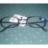 Dioptrické okuliare na čítanie čierne M141 + 3,5
