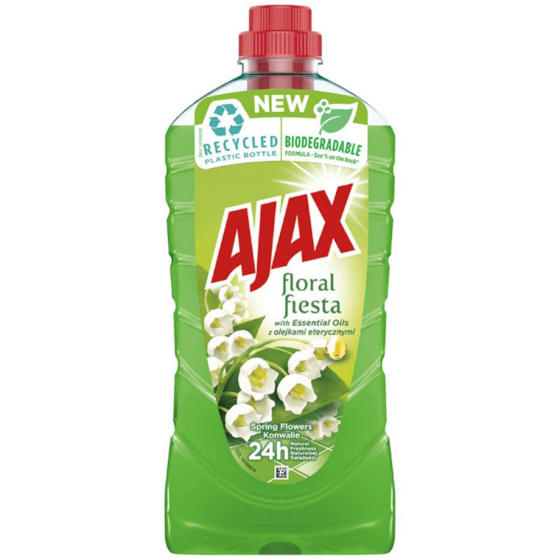 Ajax Floral Fiesta with essential oils, Spring Flowers 1L