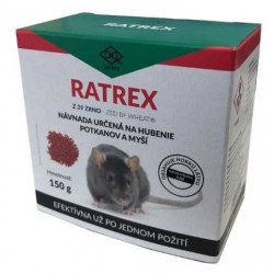 RATREX Otrava na myši 150g