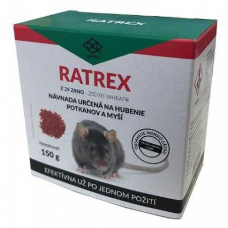 RATREX Otrava na myši 150g