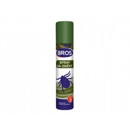 Spray na kliešte a komáre na odevy  Bros 90ml